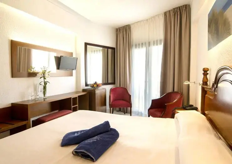Double room with pool view (full double bed)