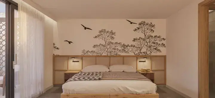 Double Bungalow with sea view (full double bed)