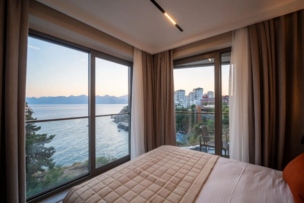 Panoramic Double room with sea view (full double bed)