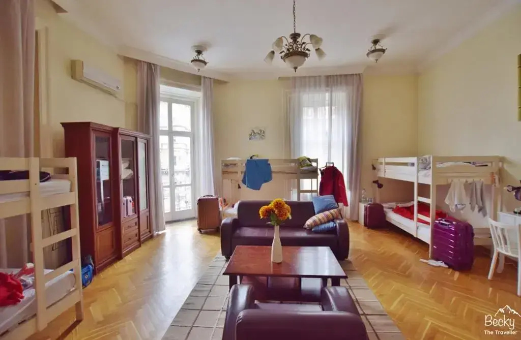 Family room with balcony