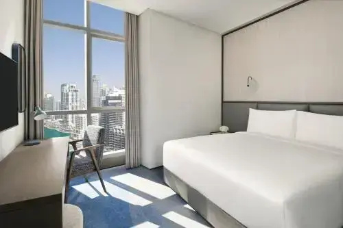 1 Bedroom JBR View Double Residence with balcony full double bed