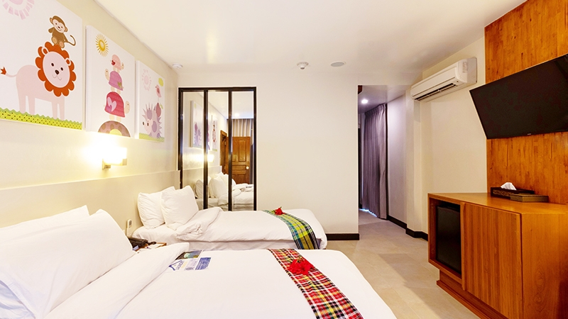 Студия семейная Hilltop с видом на закат в Phi Phi Holiday Resort – SHA Extra Plus
