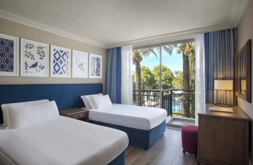 Handicapped Double room with balcony (full double bed)