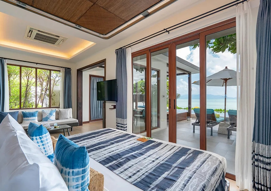 1 Bedroom Pool Double Villa Beachfront (full double bed)