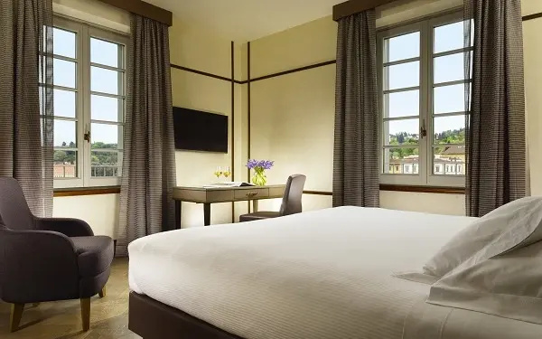 Premium Deluxe Double room with Signoria view (full double bed)