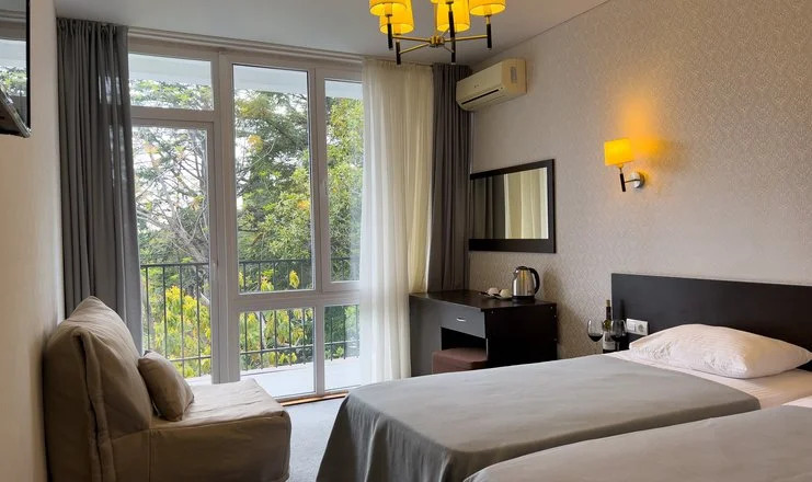 Двухместный номер Comfort с балконом 2 отдельные кровати в Жоэквара