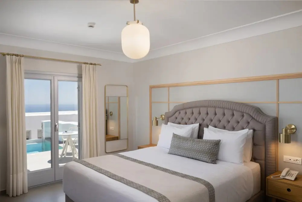 Double Junior Suite with Outdoor Private Jetted Pool (full double bed)