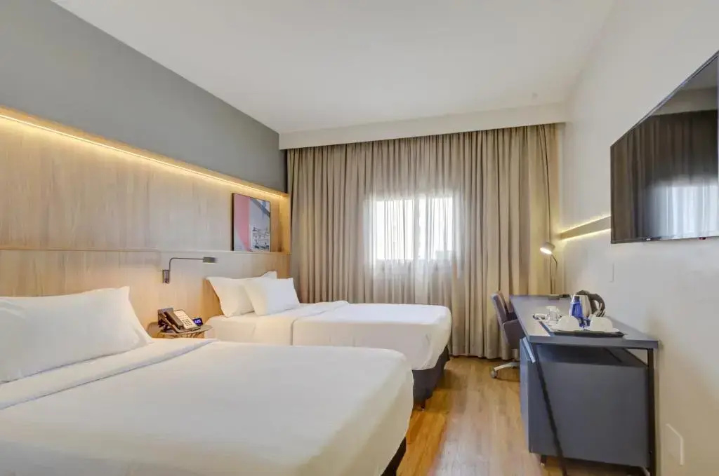 Hampton by Hilton Guarulhos Aeroporto - Chambres