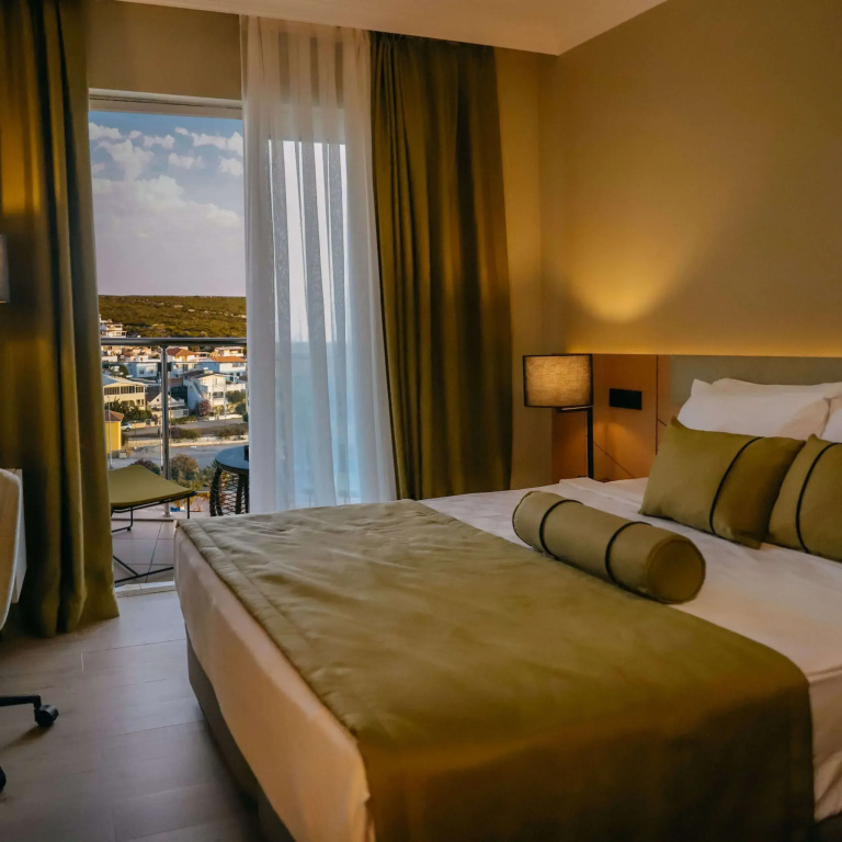 Standard Double room with balcony and with land view (full double bed)