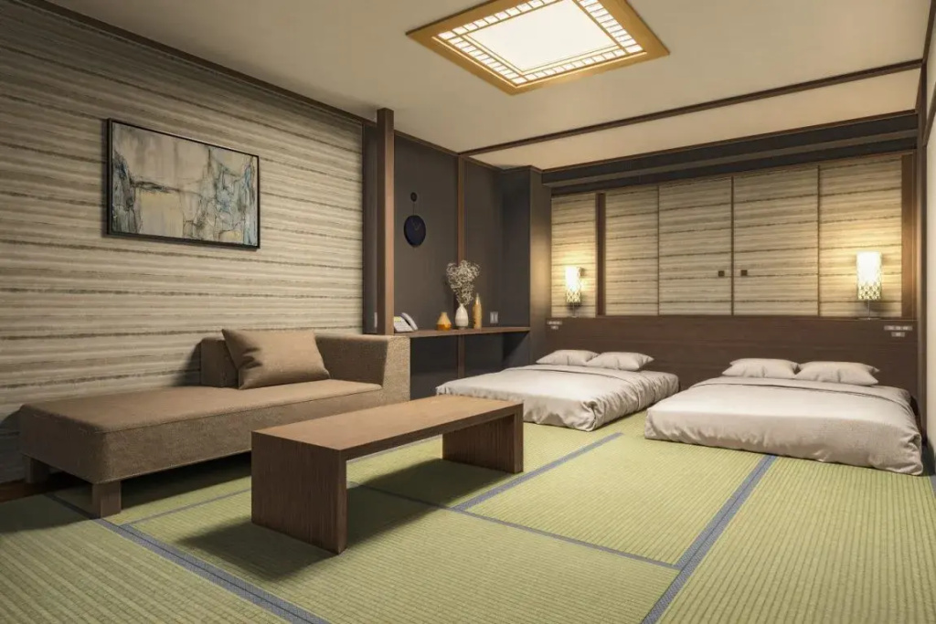 Japanese style Double room (twin beds)
