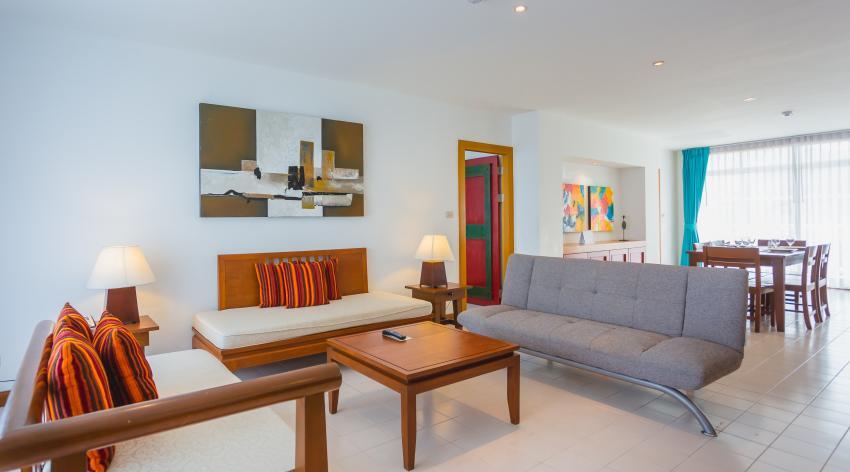 Residence с 2 комнатами с видом на океан в Waterfront Suites Phuket by Centara