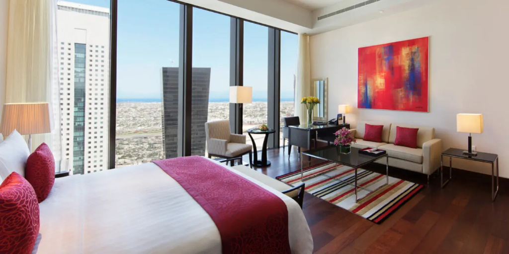 Deluxe Double room with city view (twin beds)