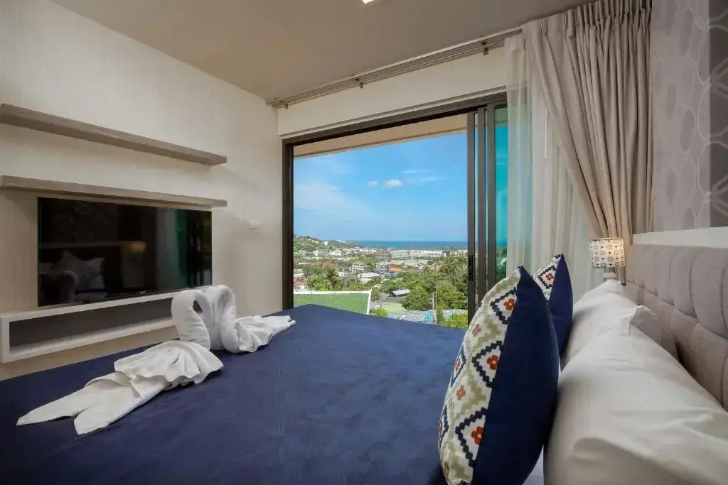 Четырёхместный люкс с 2 комнатами с видом на море в Отель Splendid Sea View Resort
