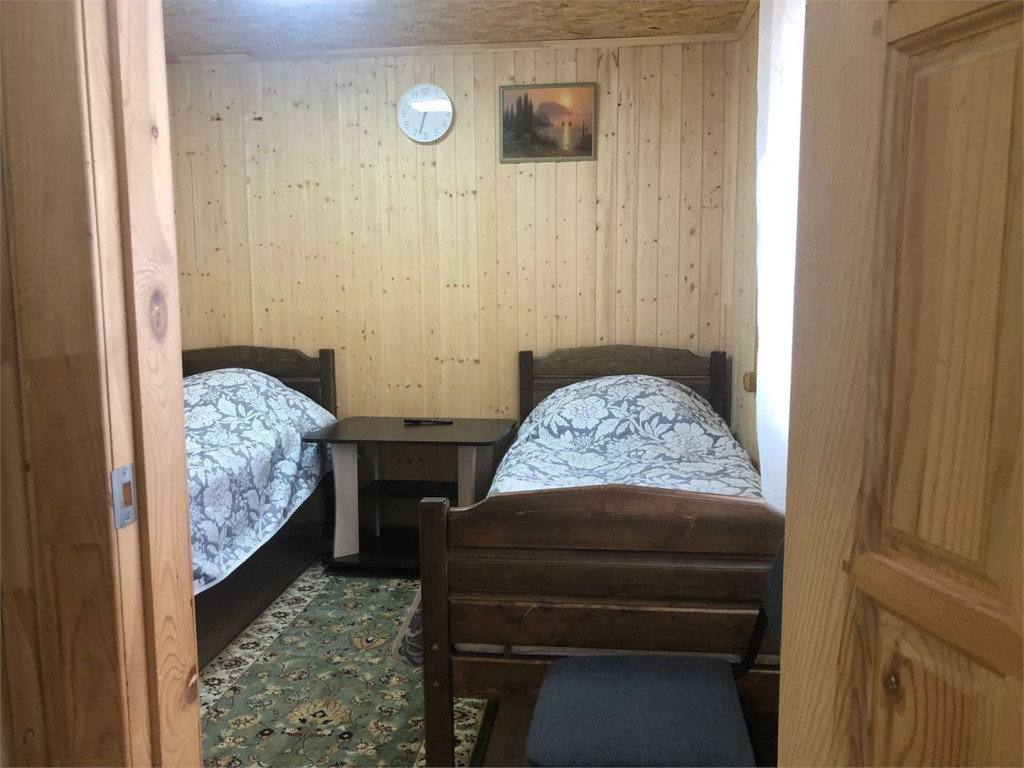 Двухместный домик 2 отдельные кровати в Arkhyz family lodge