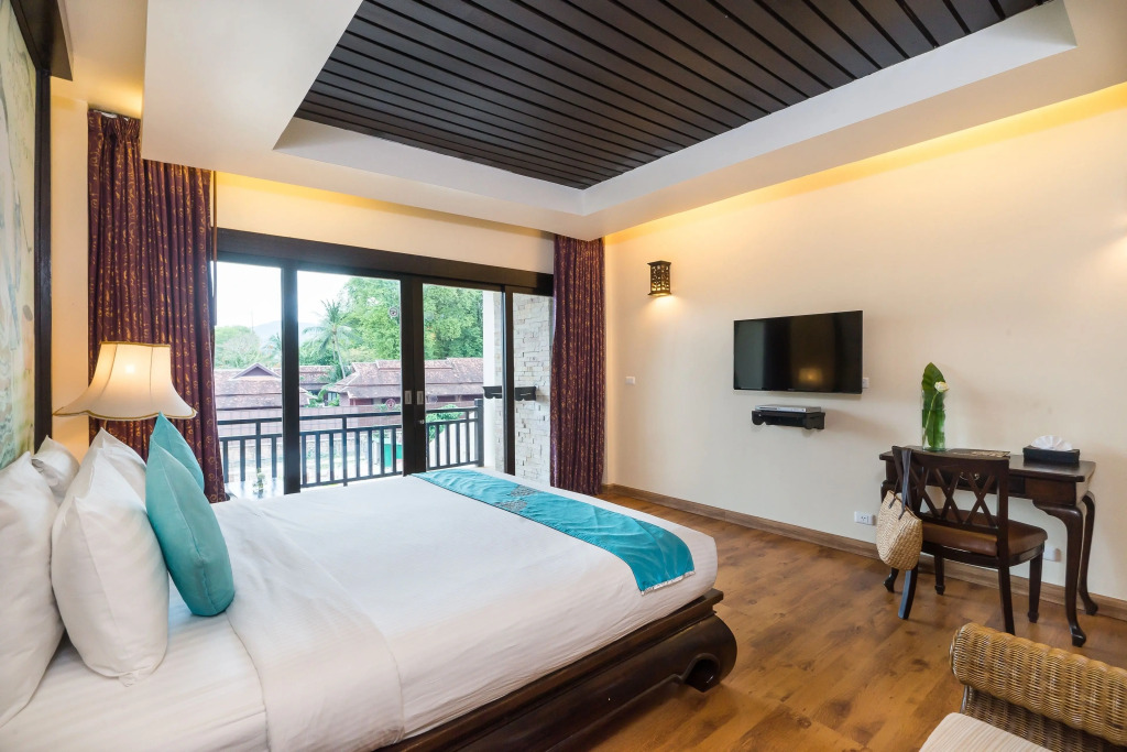 Двухместная Dara Villa двуспальная кровать в Dara Samui Beach Resort - Adults Only