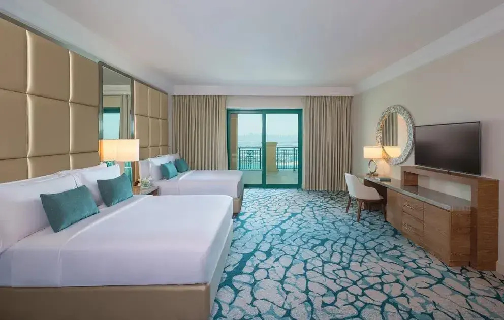 Double room with ocean view (twin beds)
