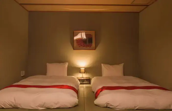 Hoshi with Open-Air Hot Spring Bath (Main Building) Double room (twin beds)