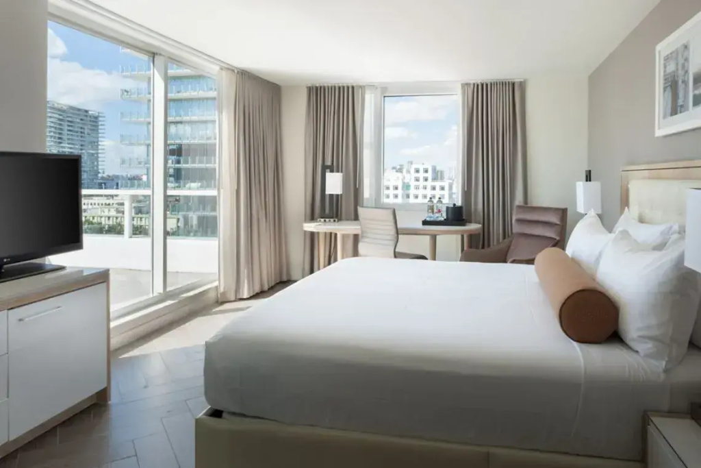 Guest room with view