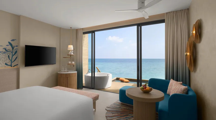 Jacuzzi Double Overwater Villa with sunrise view