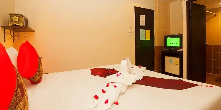 Двухместный номер без окна Mini двуспальная кровать в Silver Resortel