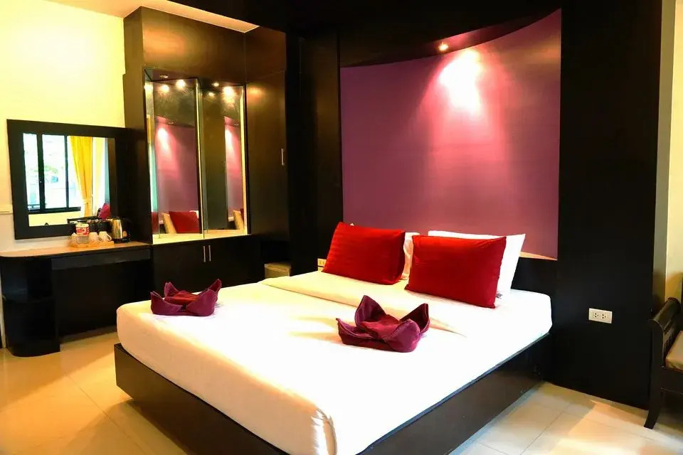 Двухместная Garden вилла двуспальная кровать в Silver Sand Hotel (SHA Plus+)