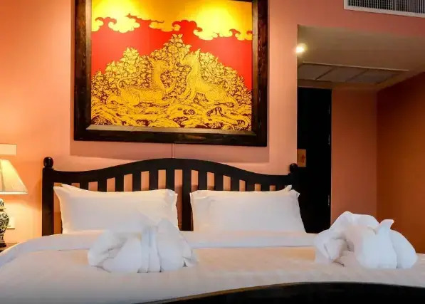 Двухместный номер Deluxe двуспальная кровать в Siri Heritage Bangkok Hotel