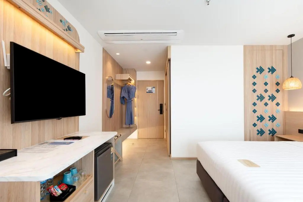 Двухместный номер Deluxe с видом на море 2 отдельные кровати в Jomtien Thani Hotel