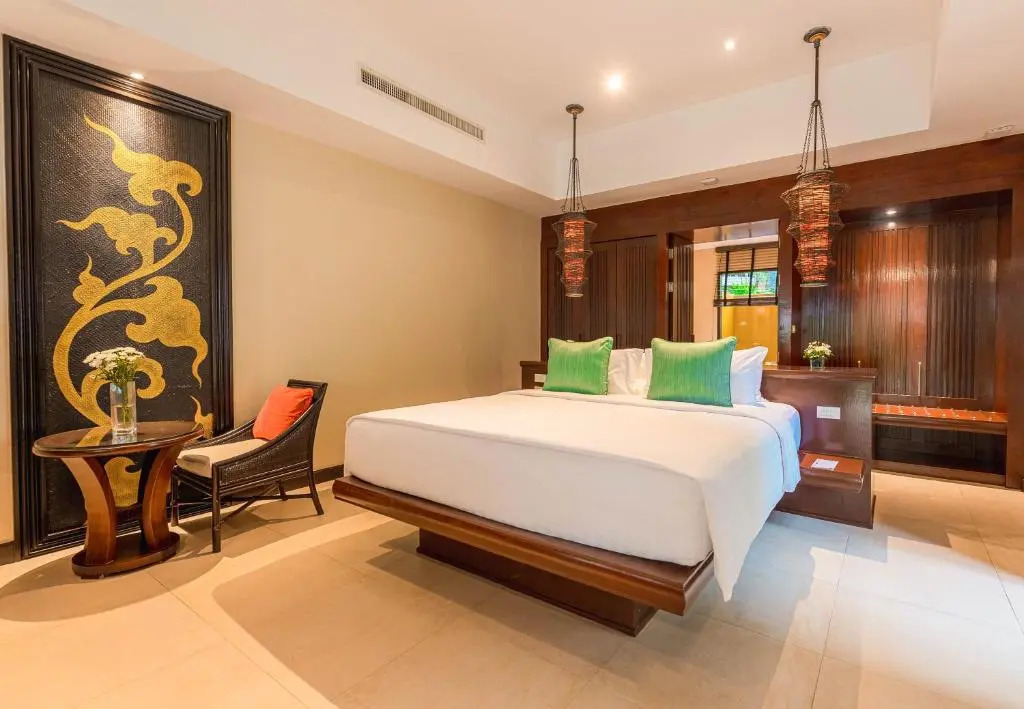 Двухместная вилла Premium Garden двуспальная кровать в Paradox Resort Phuket