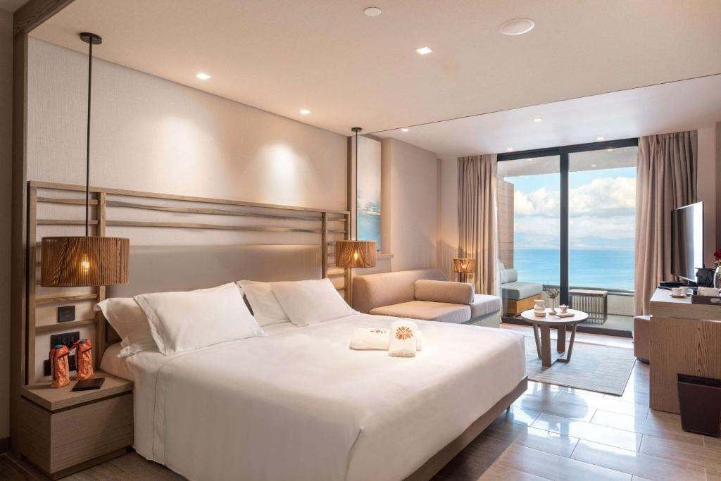 Grand Double room Ionian Sea View (full double bed)