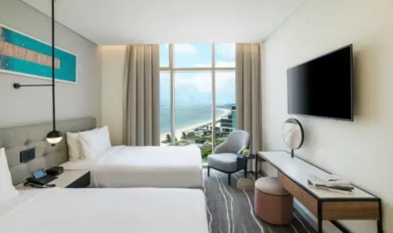 2 Bedrooms Family Palm Suite with balcony and with sea view
