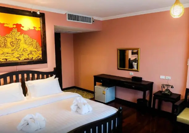 Двухместный номер Deluxe двуспальная кровать в Siri Heritage Bangkok Hotel