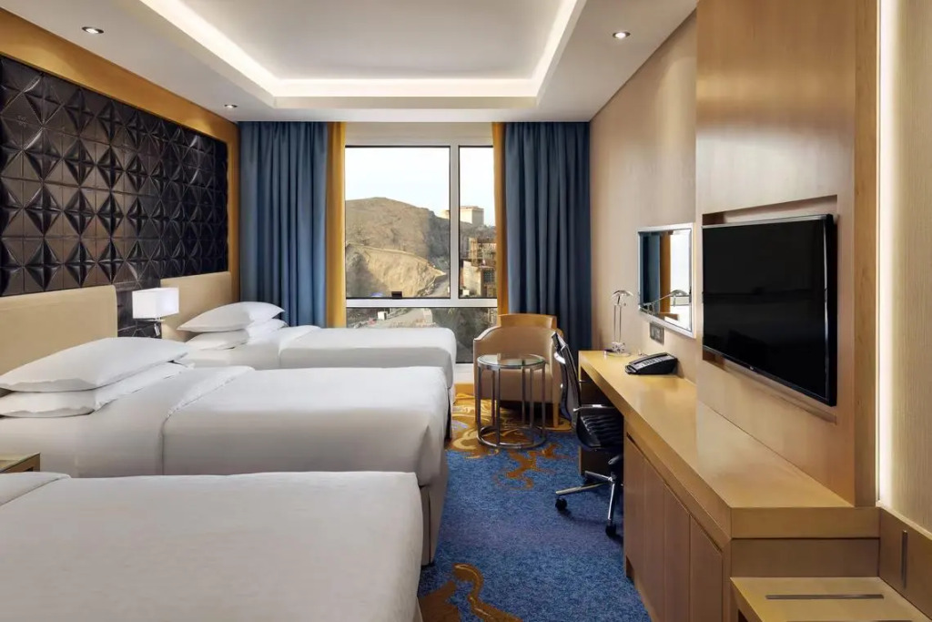 Traditional with Partial Haram View Triple room