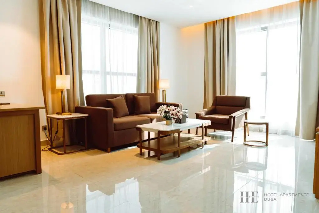 Двухместные апартаменты Premium c 1 комнатой двуспальная кровать в HE Hotel Apartment