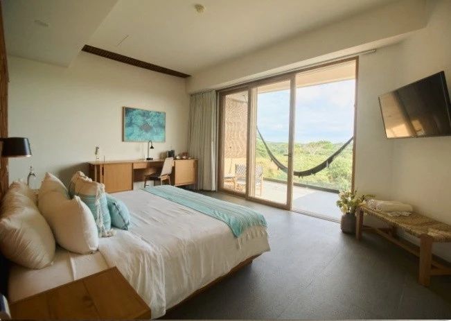 Double room with mountain view full double bed
