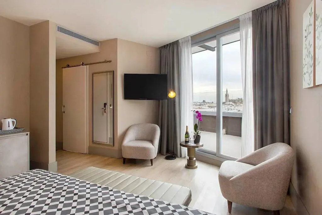 Hotel América Sevilla - Chambres