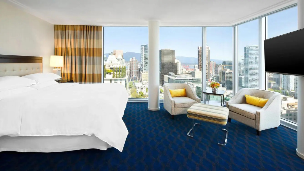 Sheraton Vancouver Wall Centre - Chambres