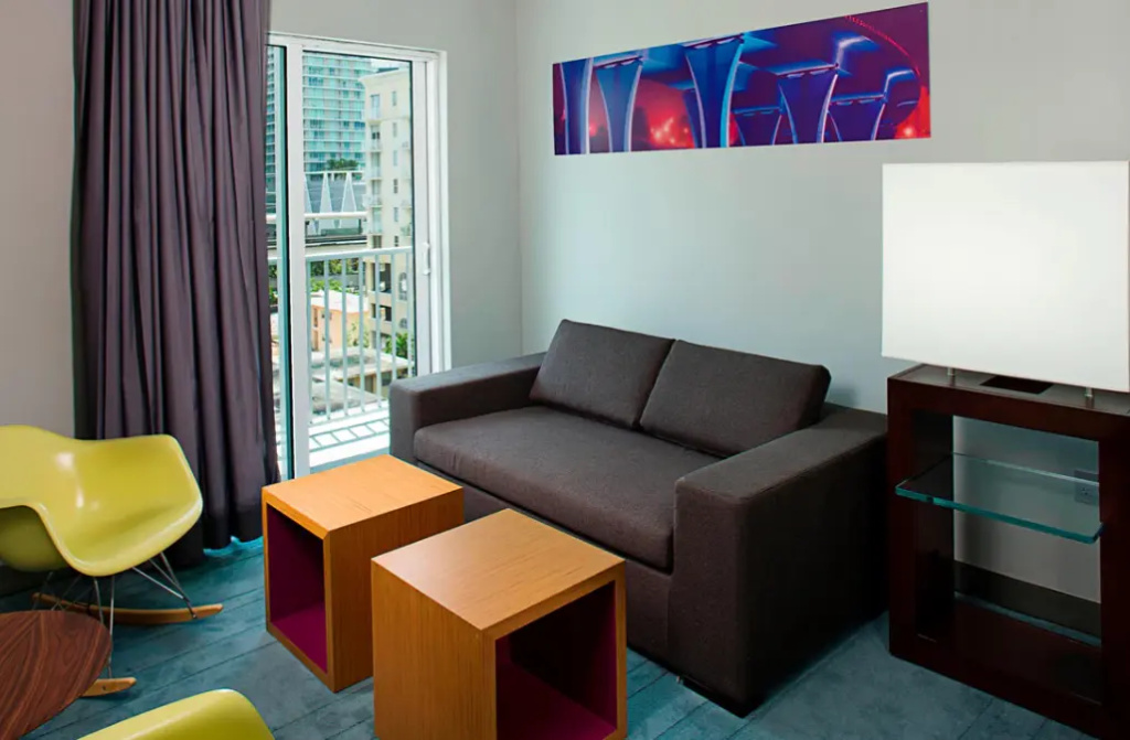 High Floor Suite with balcony and with city view