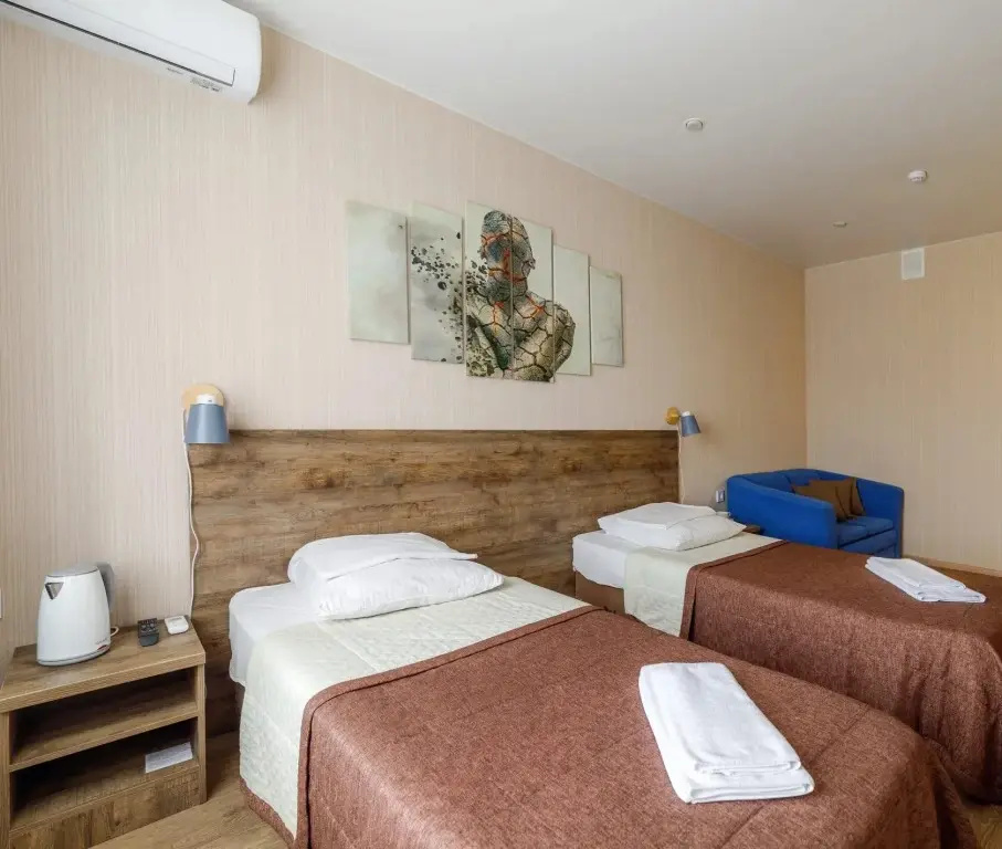 With extra bed Double room (twin beds)