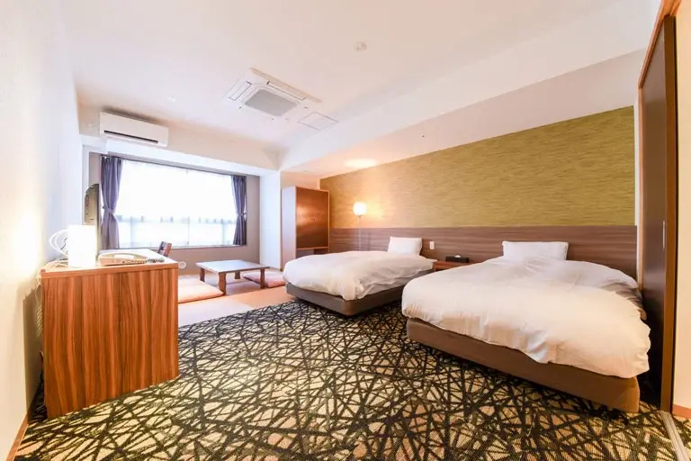 Japanese-Western Double room (twin beds)