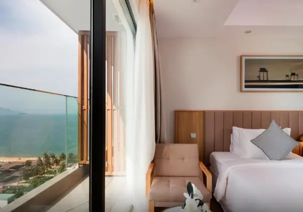 Двухместный номер Senior Deluxe с видом на город 2 отдельные кровати в Nagar Hotel Nha Trang