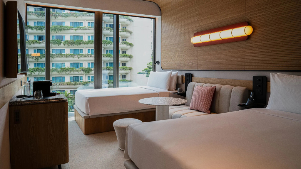 The Standard, Singapore Room Type - ROOM, TWIN BEDS, POOL VIEW