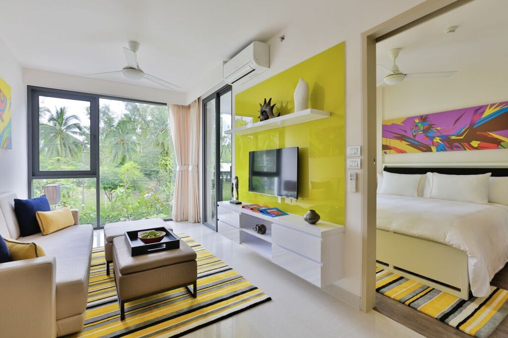 Лофт с 2 спальнями с балконом в Отель Cassia Phuket, part of Banyan Group