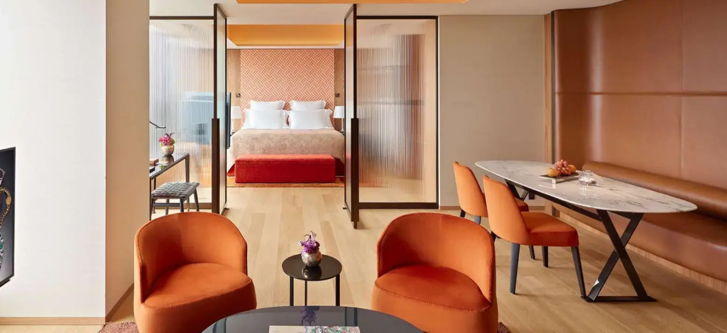1 Bedroom Double Junior Suite with Imperial garden view, bed type is subject to availability, full double bed room photo 1