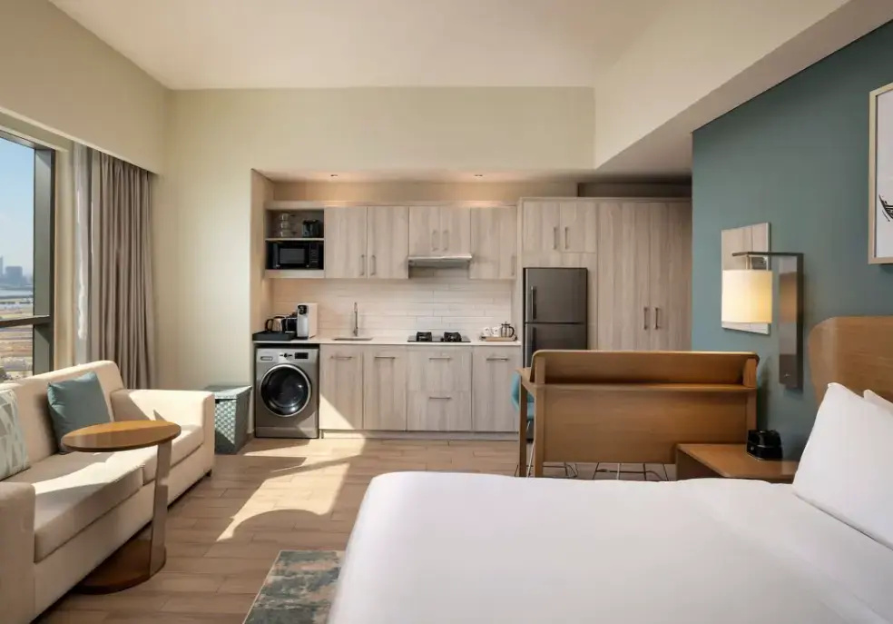 Double Studio with harbour view (twin beds)