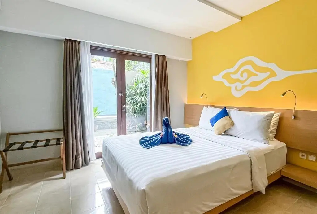 Deluxe Double room with garden view (full double bed)