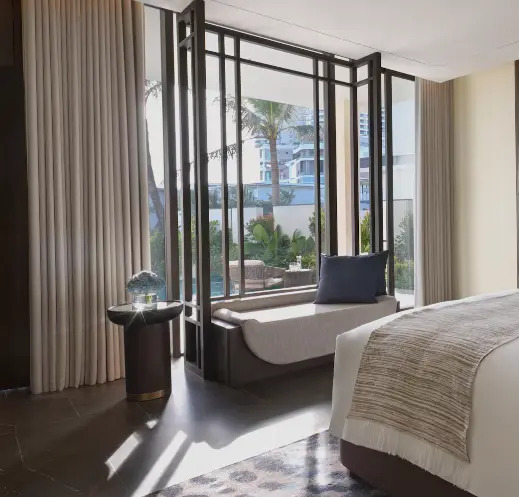 Двухместный номер Pavilion с бассейном двуспальная кровать в Villa Le Corail, A Gran Melia Hotel