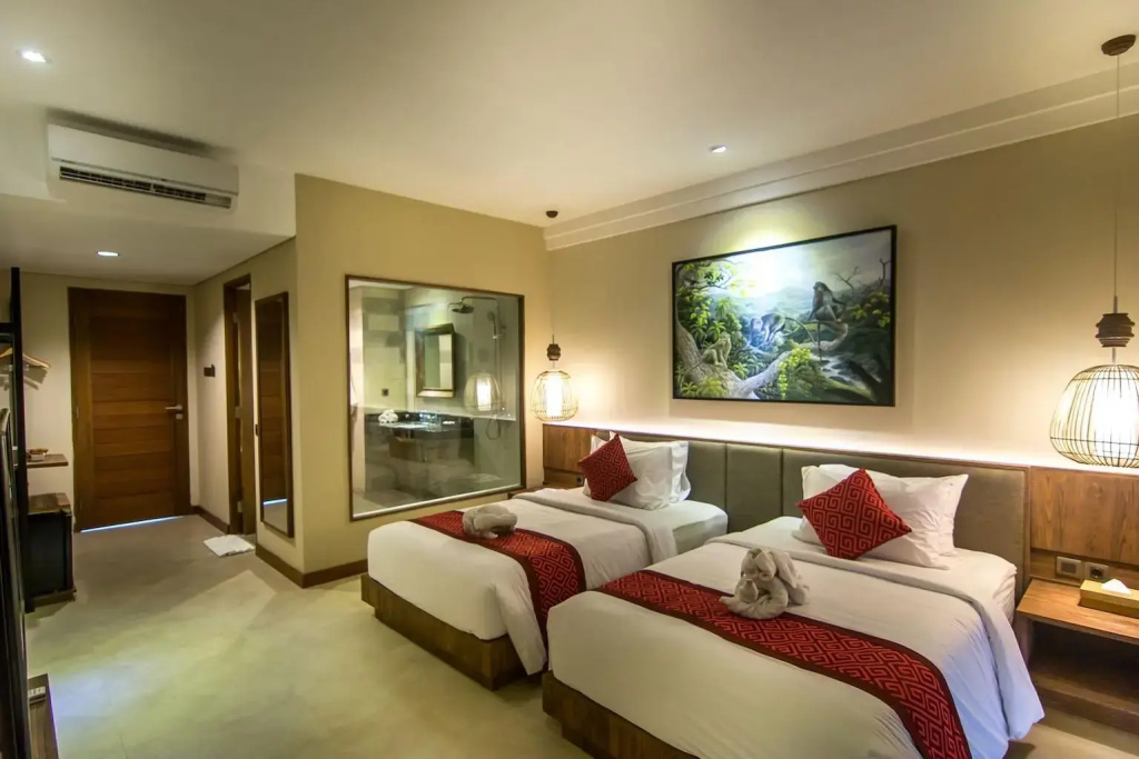 Deluxe Double room with lagoon view (twin beds)