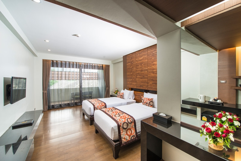 Deluxe Corner (located in a noisy area) Double room (twin beds)
