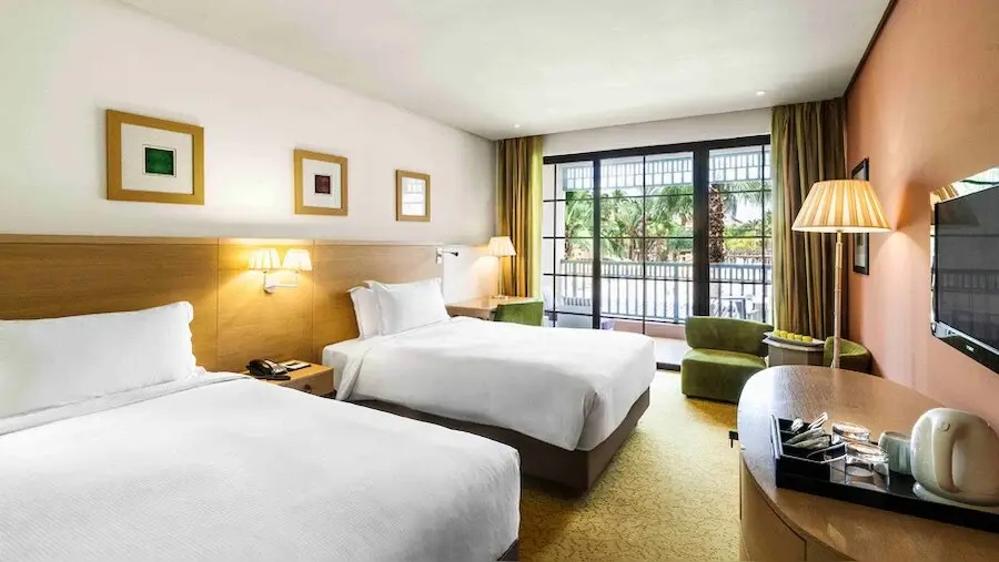 Premium Double room with garden view (twin beds)