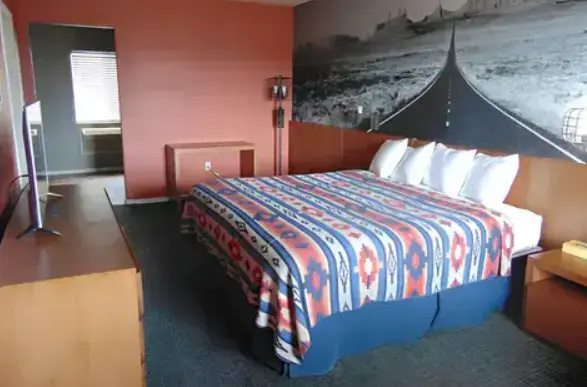 Double room with mountain view (full double bed)